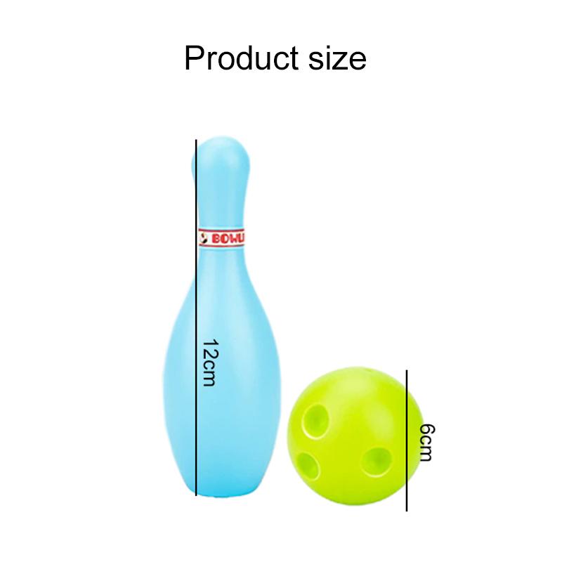 Bowling Set Holiday Party Gatherings Casual Games Ball and Pins Bowling Plastic Funny Bowling Set Family Leisure Game TMZ