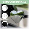 2 Pcs Blind Spot Mirror, Heart Shaped Car Side Mirrors with Adjustable Angle for Enhanced Safety, Universal Fit Convex Wide Angle Rear View Mirror