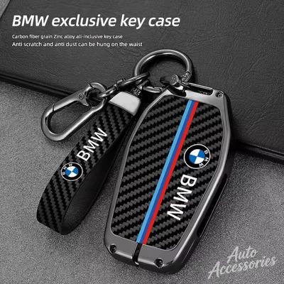 Car Key Case Cover Bag Keychain Accesories For 1 3 5 7 Series X1 X3 X5 X6 X7 F30 G20 F34 F31 G30 G01 F15 G05 I3 M4 Series