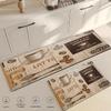 Tappetino per Pavimento Cucina Caffè Tappetino per Ingresso Casa Tappeto Decorativo per Soggiorno Camera da Letto Balcone Tappeto per Ingresso Bagno Tappetino Antiscivolo per Piedi