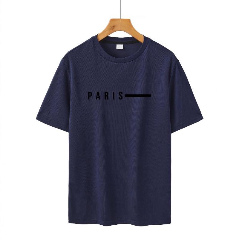 Hauts décontractés amples à manches courtes pour hommes T-shirts confortables en pur coton pour hommes