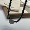 Hot Selling Creative Gift 8mm Round Bead Magnetic Necklace Magnet Necklace
