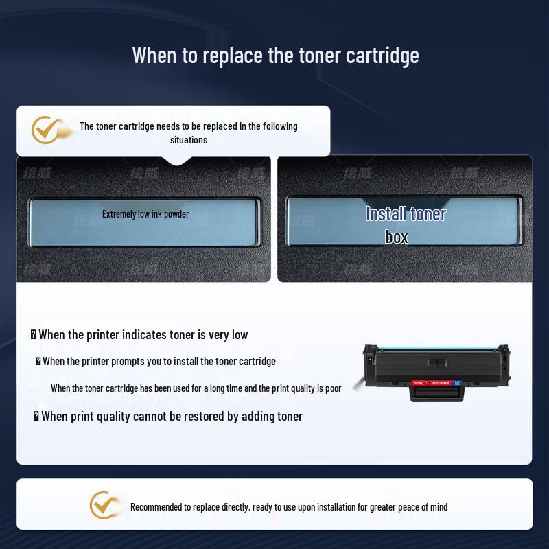 Compatible HP 136a Black Toner Cartridge