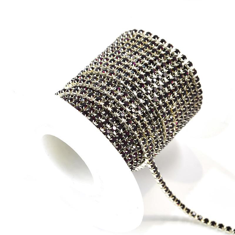 Crystal Rhinestone Chain, Glass Dense Claw Chain, Clothing Accessories Diy Wedding Accessories, Decorative Accessories