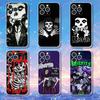 M-Misfits Rock  Phone Case For iPhone 17,16,15,14,13,12,11 Pro,Max,Plus,XR,Mini,E Clear Full-coverage Soft Cover