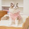 Cute Pet Hooded Vest Solid Color Soft Pet Outfits Pet Supplies Flexible Pet Hooded Coat