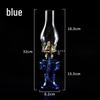 L555 Vintage Kerosene Lamp, Four-Claw Holder with Glass Lantern - Retro Oil Lamp for Nostalgic Decor and Ambiance