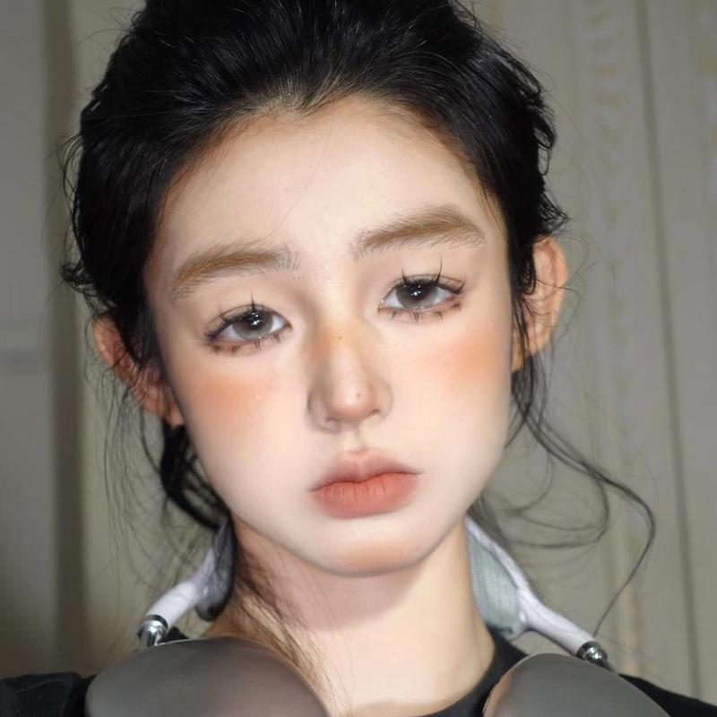 Mill Creek 2pcs Contact Lenses with Grade Rimless 14.5MM Big Eyes Summer Series Blue Contact Lenses Student Ladies Eye Make Up