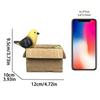 Bird Figurine Tabletop Ornament Bird Figurine Decor Decorative Animal Decoration Resin Collectible Funny Ornament for Kids Adult