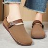 Women's Casual Shoes New Versatile Casual Sandals Retro Sandals Women Wearing Knitted Mesh Bread Head Slippers Women Outside