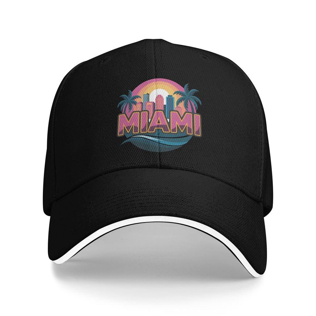 Haiti Flag Emblem Distressed Vintage  Sandwich Cap Fitted  Cap Sun Hats Adjustable Polyester Baseball Cap High Quality
