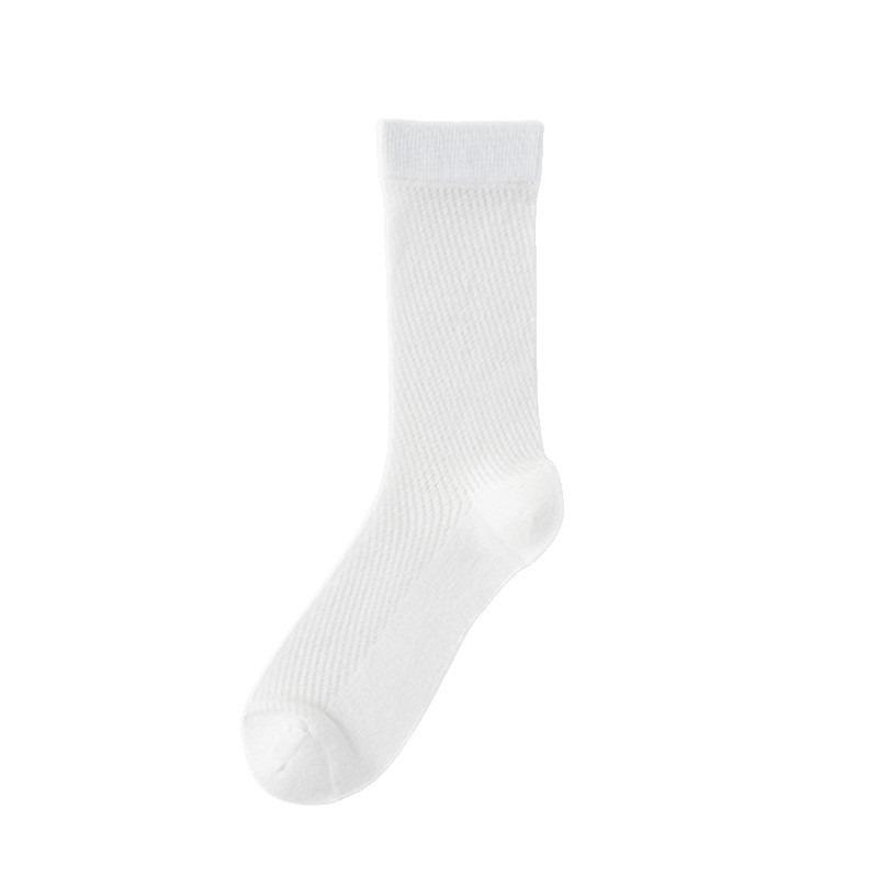 Silk Stockings for Men, Summer Lightweight Style, Mid-calf Length, 10A Size, Antibacterial and Odor-resistant, with Antibacterial Mesh Fabric.