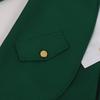 Medieval Swallowtail Costume for Halloween & St. Patrick's Day In Irish Green