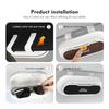 For Ford ABS Suede Car Mounted Glasses Case Anti Drop Vehicle Sunglasses Holder Focus mk2 mk3 mk4 Fiesta Ranger Mondeo S-MAX