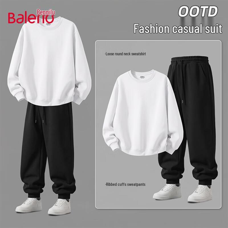 Baleno Men's Casual Knit Two-Piece Set