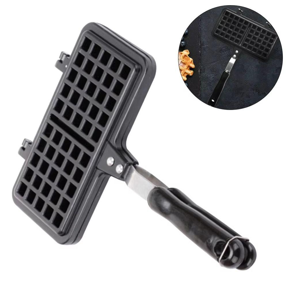 Rectangle Waffle Baking Pan Cast Aluminum Waffle Maker Machine Easy Clean Sandwich Maker  Baking