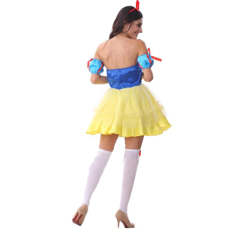 Halloween Snow White Costume, Cosplay, Sexy Uniform, Performance Stage Costume