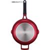 Thermos Durable Series Multi-Pan Stir-Fry Pot 30cm Red IH Compatible KFJ-030W R