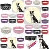 Expandable Pet Collar Chain With Gorgeous Rhinestone Design Various Colors Available
