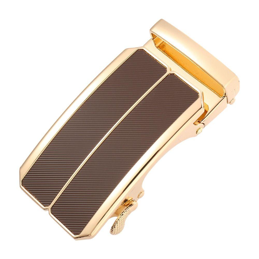 

Замена сплава Craft DIY классический поясной ремень на голову автоматические пряжки Концевая планка 36 мм пряжка золотой