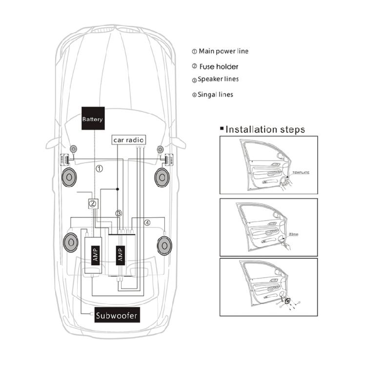 Car Audios Power Loud Dome Stereos Tweeter Speakers High Frequency HifiSpeaker