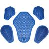 RENHE Back Protectors for and Upper Body CE Level 2 CE Set Motorcycles, Spine, Back, Shoulder, Elbow, Protectors, Silicone, Standard, Five-Piece