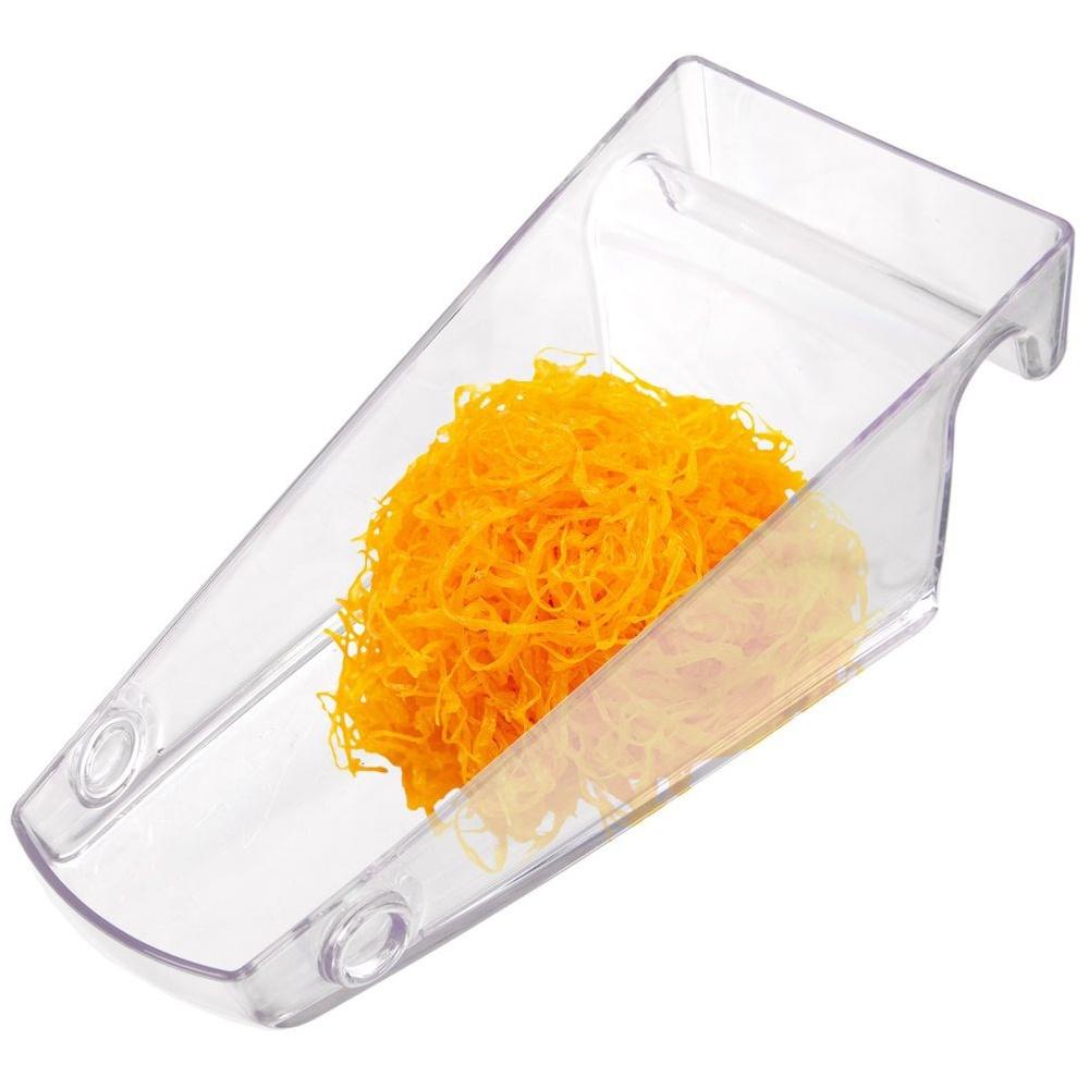 Steel kitchen grater with 24 cm container