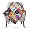 Peaceloving Customized Your Name Blanket Warm Comfortable Soft Blanket For Chair Office Sofa Bed Sofa Office Camping Suitable For Gifting Relatives