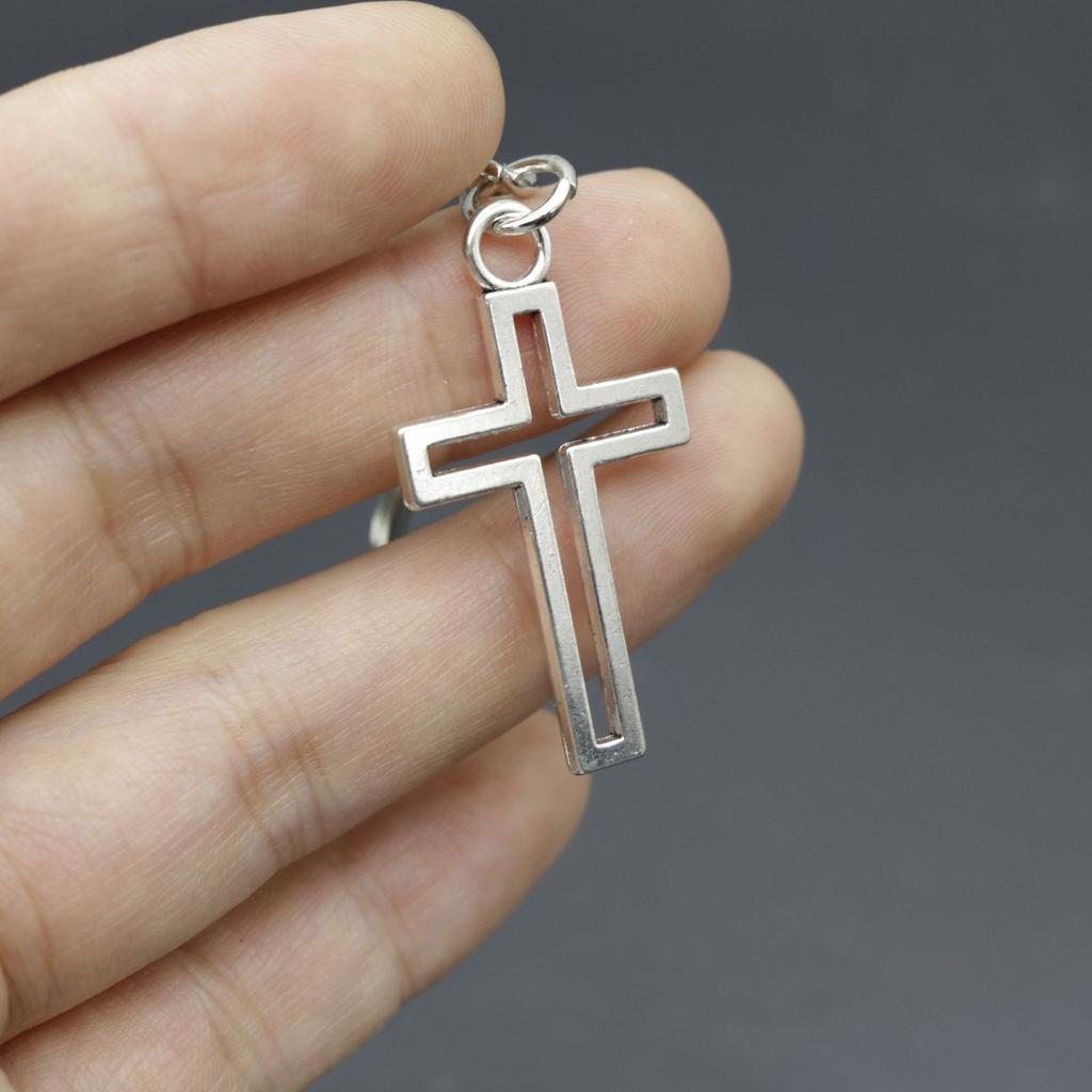 Popular Jewelry Simple Cross Key Chain Pendant