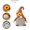 Stylish Glowing Hat Doll Ornament Beautiful Glowing Doll Ornament with Bendable Hat for Thanksgiving Pleasure