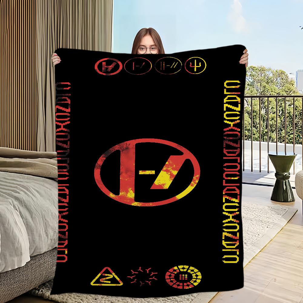 Band T-Twenty One P-Pilots Clancy Printed comfortable sofa living room bedroom Plush blanket suitable for home travel and gifts