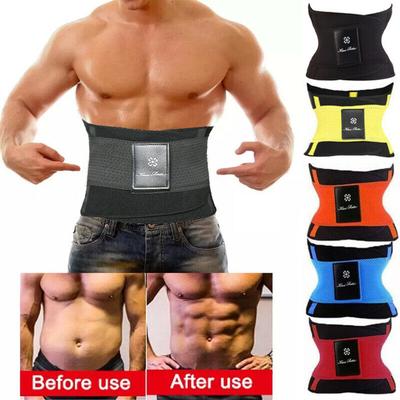 Mens Vita Trainer Corsetti Cintura Sudore Sauna Allenamento Trimmer per La Perdita di Peso Dimagrante Shaper Del Corpo Modellazione Della Cinghia di Compressione Faja