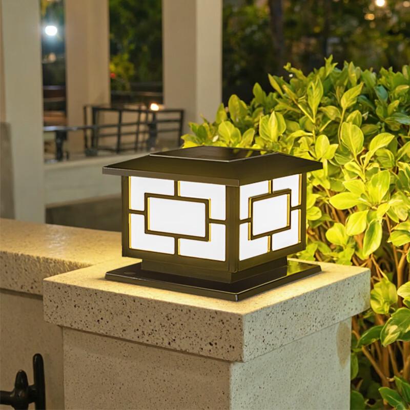 NuFeng Super Bright 4-Color Solar Pillar Light
