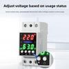 Automatic Voltage and Current Protector with Dual LCD Display Featuring Over Under Voltage Control and Delay Function for Safety