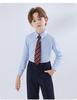 Children's Long-Sleeve White Shirt for Boys and Girls - School Uniform & Performance Wear for Spring and Autumn