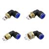 1/8" 1/4" 3/8" 1/2" External Thread Elbow Quick Connector 10mm 8mm 6mm Pipe Connection Interface Garden Irrigation Connectors