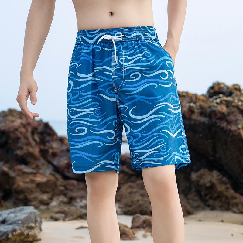 

Beach Pants Men S Quick-Drying Seaside Vacation Loose Couple S Casual Sports Shorts Women S Five-Point Large-Size Boxer Swimming Trunks M