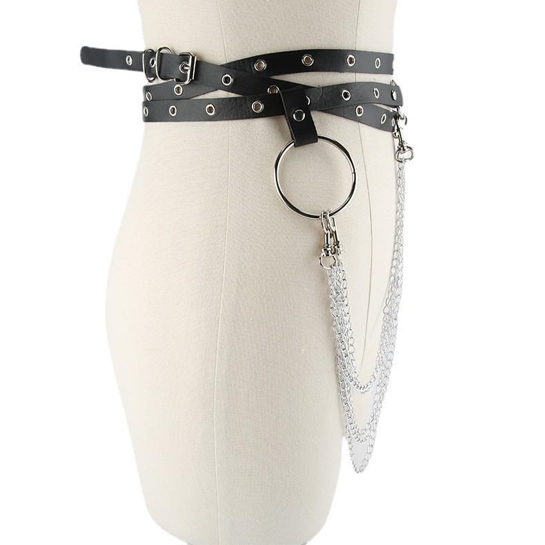 Modischer Damen Gürtel Mit Nieten Schnalle Für Lässige Und Party Outfits