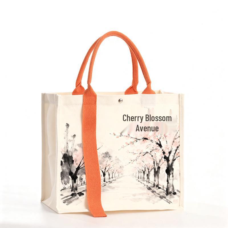 Custom Promotional 3D Canvas Tote Bag with Logo