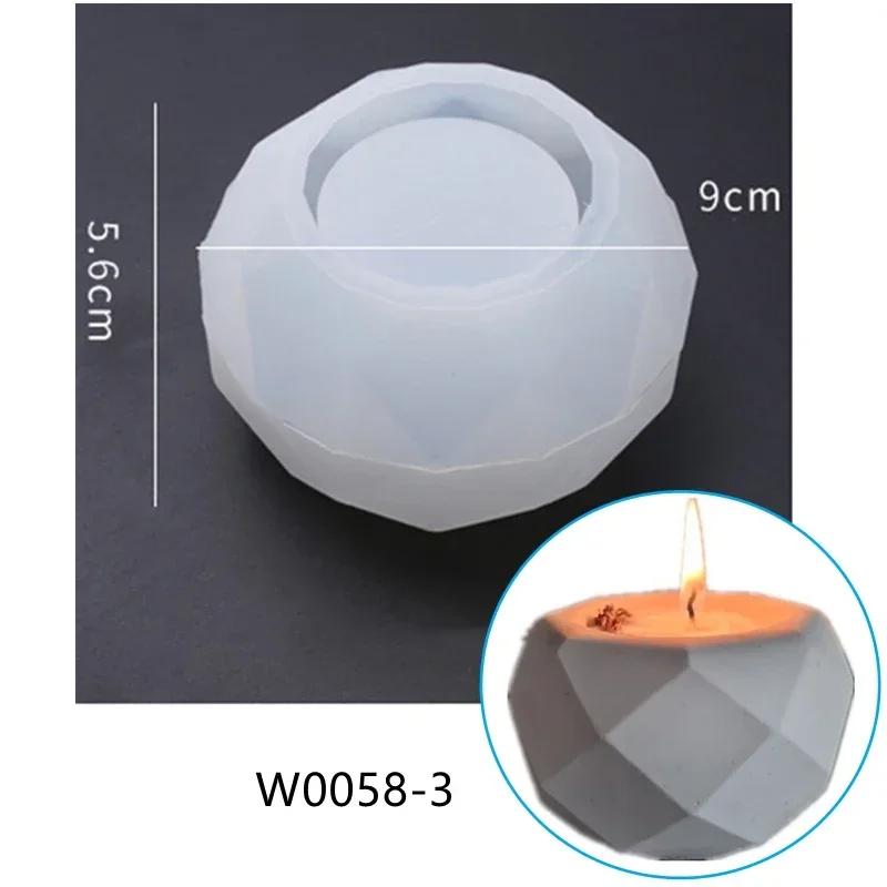 Pot Shape Silicone Molds DIY Handcraft Resin Casting Molds For Pen Storage Box Home Decor UV Epoxy Resin Coaster Candle Mold