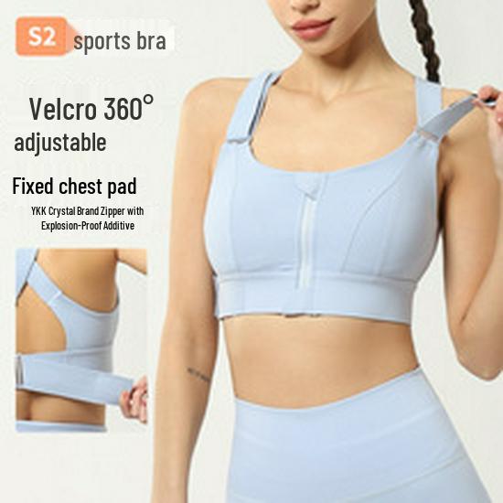 High-Strength Shockproof Sports Bra for Women's Running & Fitness Yoga