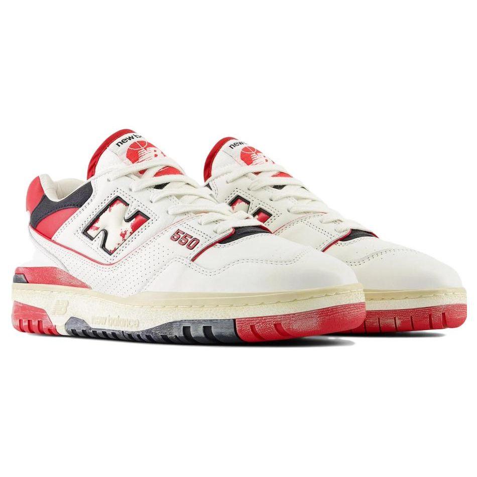 New Balance 550 Vintage Pack - Red Unisex Sneakers White Sea-Salt Team-Red BB550VGA