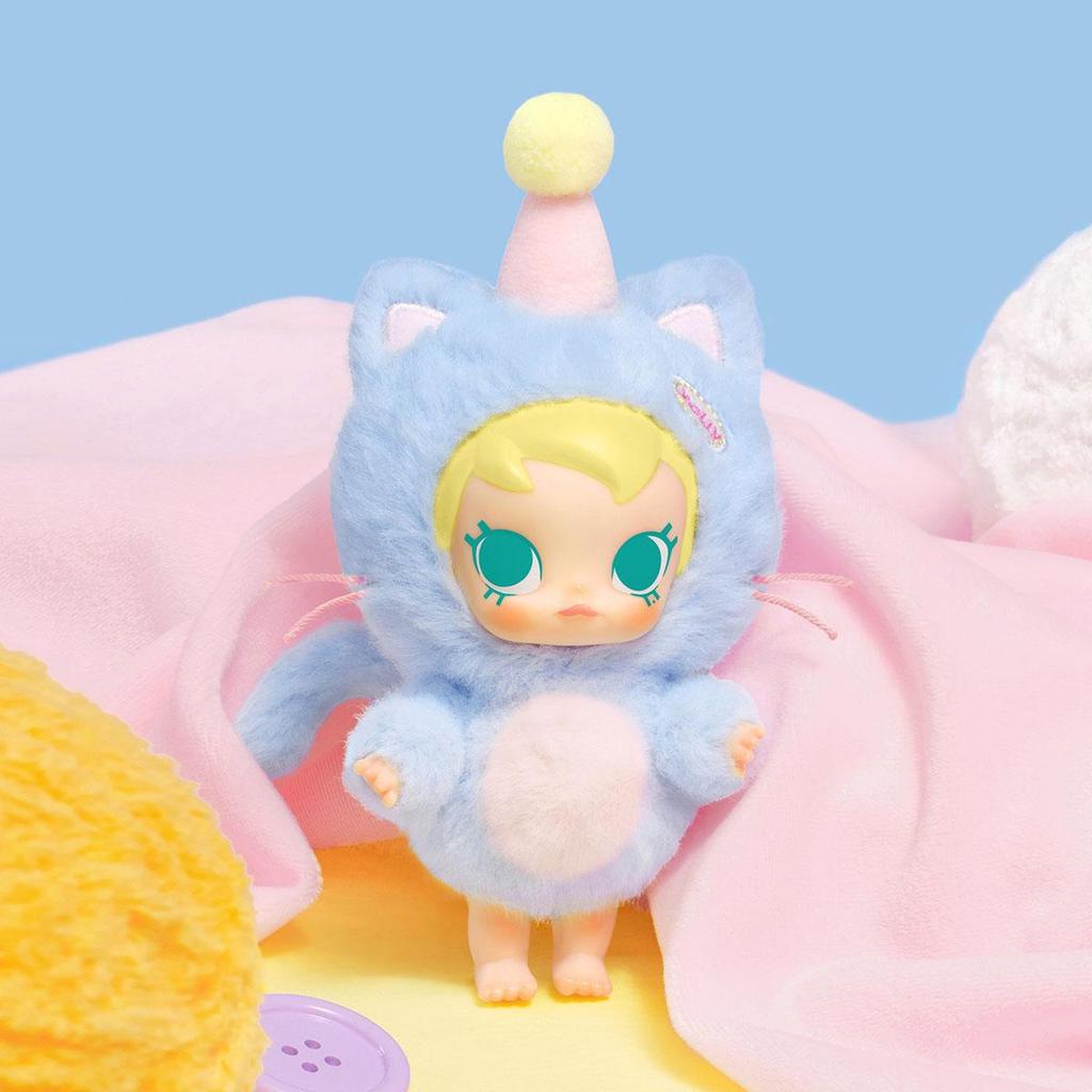 POP MART Baby Molly Pocket Friends Series-Vinyl Plush Pendant Blind Box (Single Pack / 6-Piece Set)