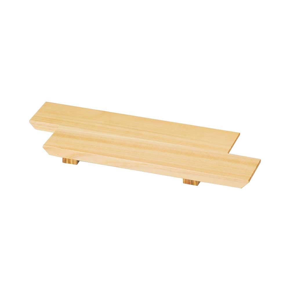 Yamaco Hinoki Yatsuhashi Serving x 9 x H2 38211 Dish, Small, 24.5 cm,