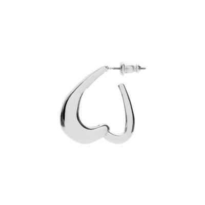 DEINET VALENTINE HEART EARRING IN SILVER