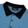 MAHAGRID Lion Ls Knit Polo Blue(Mg2Dsmk690A)