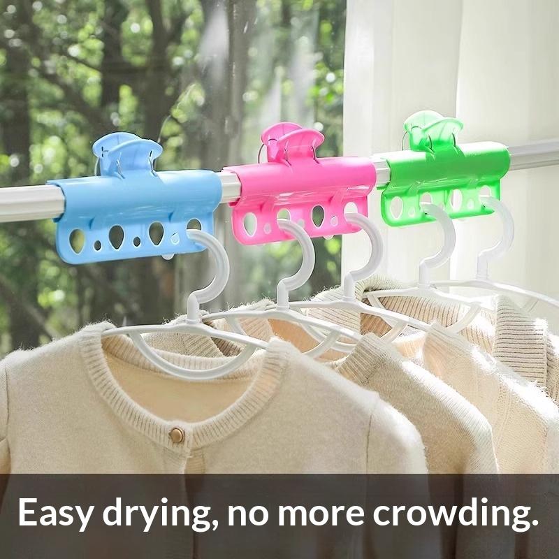 1Pc Plastic Windproof Clamp Clothesline Pole Quilt Drying Clip Outdoor Clothes Hanger Fixed Clamp