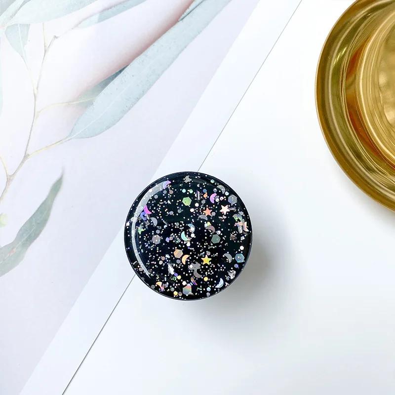 Pop Grip 3D Δαχτυλίδι Στήριξης Κινητού Τηλεφώνου Grips Tok Sockets Έναστρος Ουρανός Γκλίτερ Σταγόνα Κόλλας Κινητό Τηλέφωνο και Tablet Universal Τεμπέλης Στήριγμα