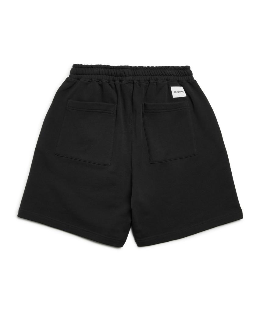 MARK GONZALES Angel Wappen Sweat Shorts - Black