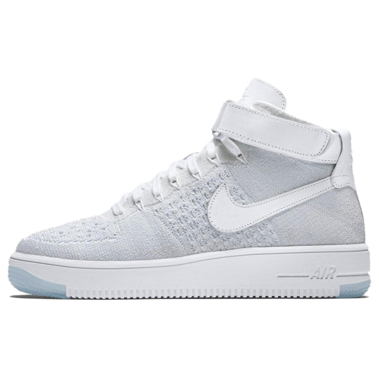 

Новые женские Nike Air Force 1 Flyknit Triple White 818018-100 36.5